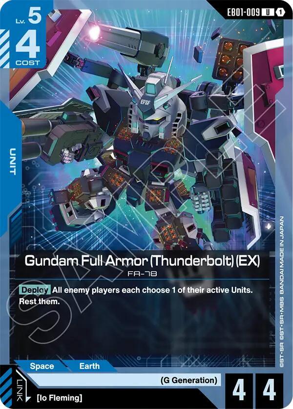 Gundam Full Armor (Thunderbolt) (EX) (EB01-009) [Eternal Nexus]