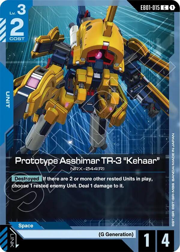 Prototype Asshimar TR-3 "Kehaar" (EB01-015) [Eternal Nexus]