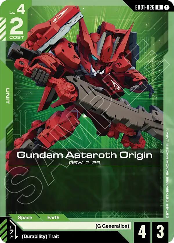 Gundam Astaroth Origin (EB01-026) [Eternal Nexus]