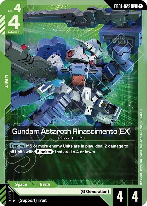 Gundam Astaroth Rinascimento (EX) (EB01-029) [Eternal Nexus]
