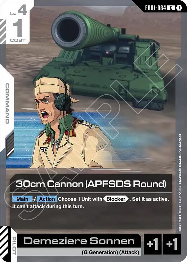 30cm Cannon (APFSDS Round) (EB01-084) [Eternal Nexus]