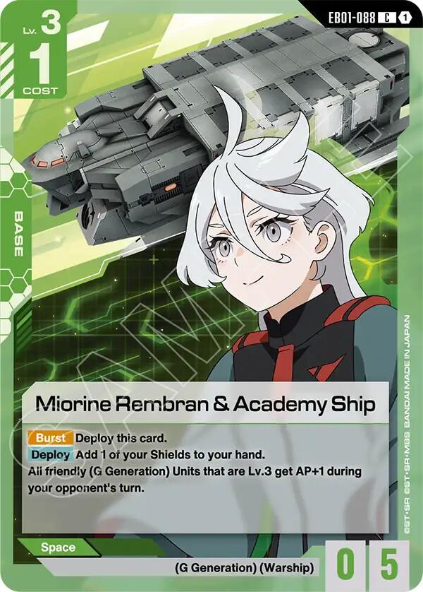 Miorine Rembran & Academy Ship (EB01-088) [Eternal Nexus]