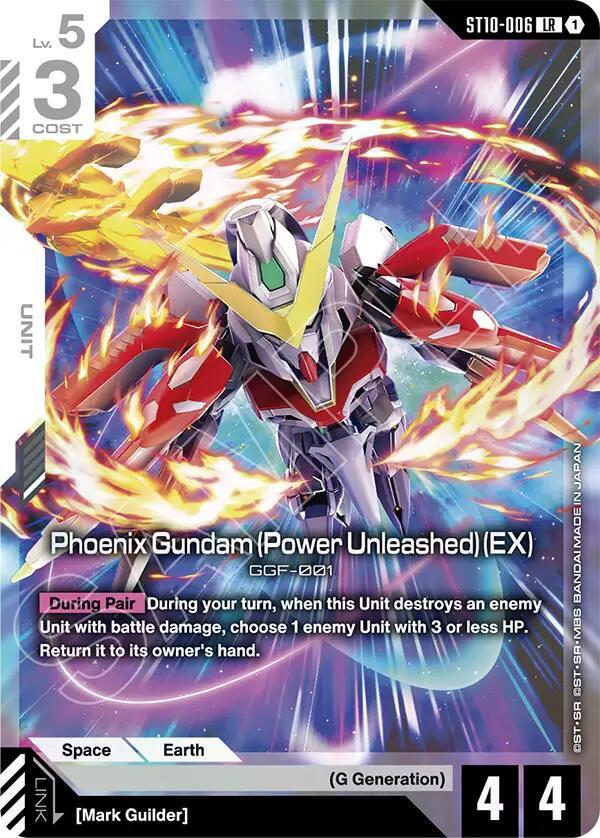 Phoenix Gundam (Power Unleashed) (EX) (ST10-006) [Starter Deck 10: Generation Pulse]