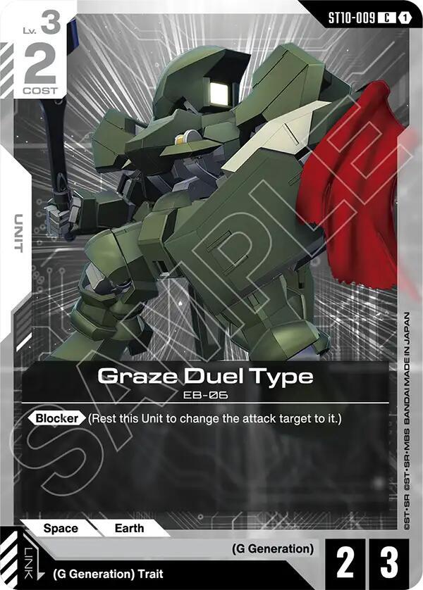 Graze Duel Type (ST10-009) [Starter Deck 10: Generation Pulse]