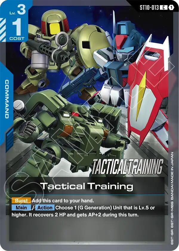 Tactical Training (ST10-013) [Starter Deck 10: Generation Pulse]