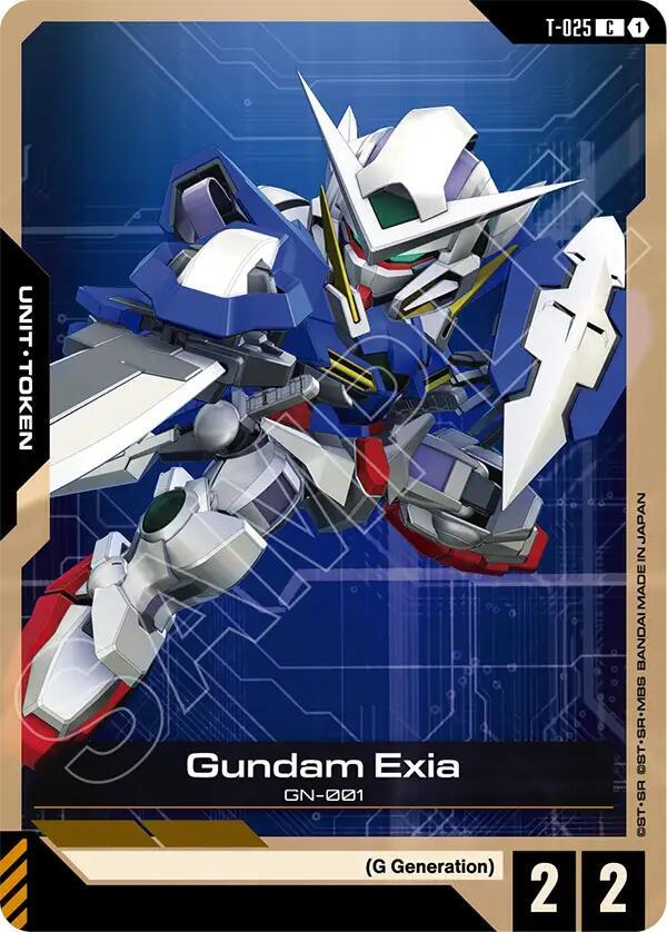 Gundam Exia (T-025) Token (T-025) [Eternal Nexus]