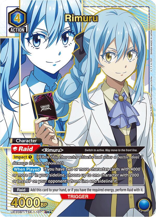Rimuru (107) (Box Topper Gold Foil) (UE20BT/TSK-1-107) [UE20BT: That Time I Got Reincarnated as a Slime]