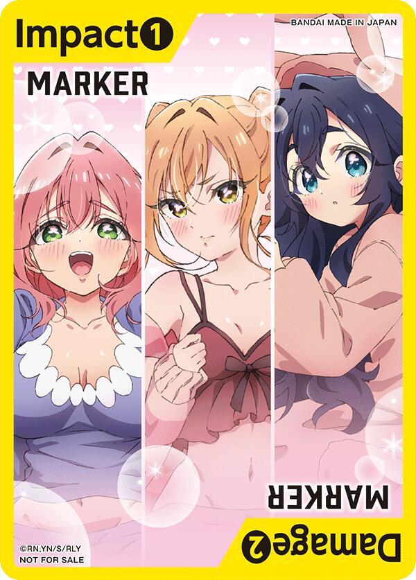 Marker Card (The 100 Girlfriends who Really Really Really Really Really Love You) (None) [Union Arena Promotion Cards]