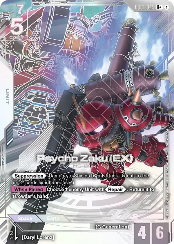 Psycho Zaku (EX) (R+) (EB01-045) [Eternal Nexus]