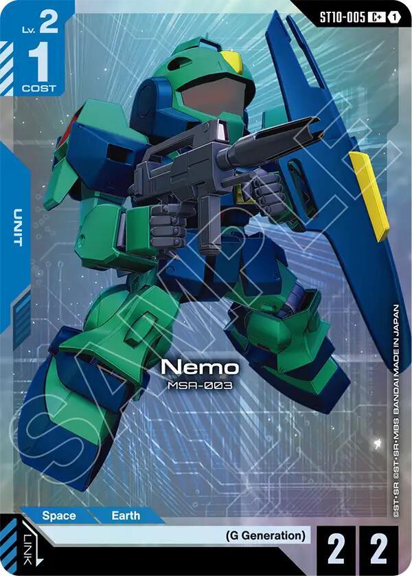 Nemo (C+) (ST10-005) [Starter Deck 10: Generation Pulse]