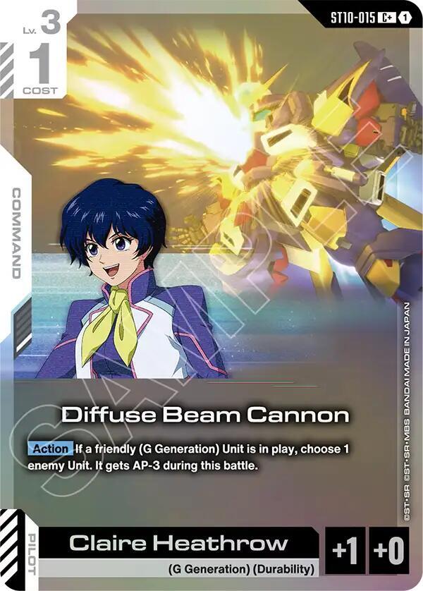 Diffuse Beam Cannon (C+) (ST10-015) [Starter Deck 10: Generation Pulse]