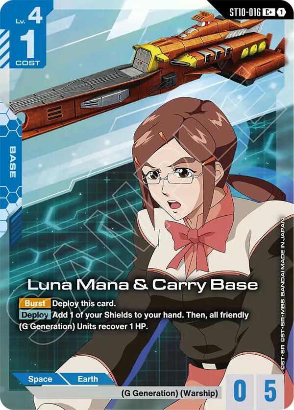 Luna Mana & Carry Base (C+) (ST10-016) [Starter Deck 10: Generation Pulse]
