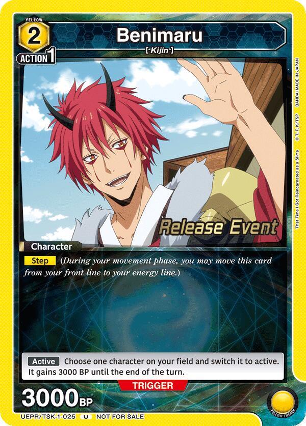 Benimaru (025) (UEPR/TSK-1-025) [UE20BT: That Time I Got Reincarnated as a Slime Release Event Cards]