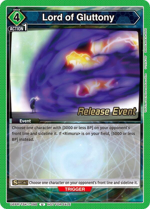 Lord of Gluttony (UEPR/TSK-1-098) [UE20BT: That Time I Got Reincarnated as a Slime Release Event Cards]
