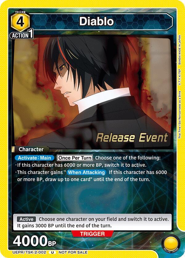 Diablo (002) (UEPR/TSK-2-002) [UE20BT: That Time I Got Reincarnated as a Slime Release Event Cards]