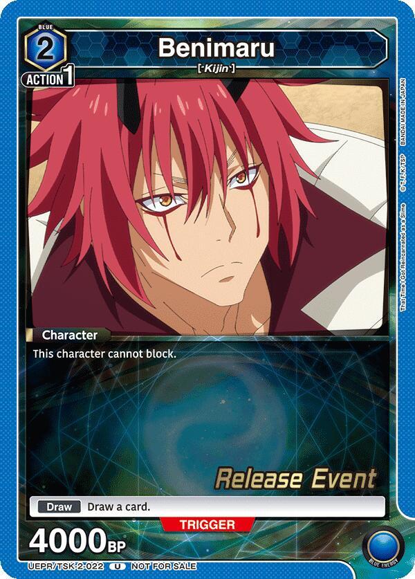 Benimaru (022) (UEPR/TSK-2-022) [UE20BT: That Time I Got Reincarnated as a Slime Release Event Cards]