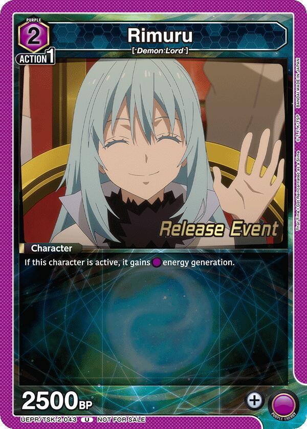 Rimuru (043) (UEPR/TSK-2-043) [UE20BT: That Time I Got Reincarnated as a Slime Release Event Cards]