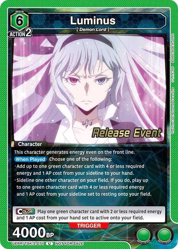 Luminus (071) (UEPR/TSK-2-071) [UE20BT: That Time I Got Reincarnated as a Slime Release Event Cards]