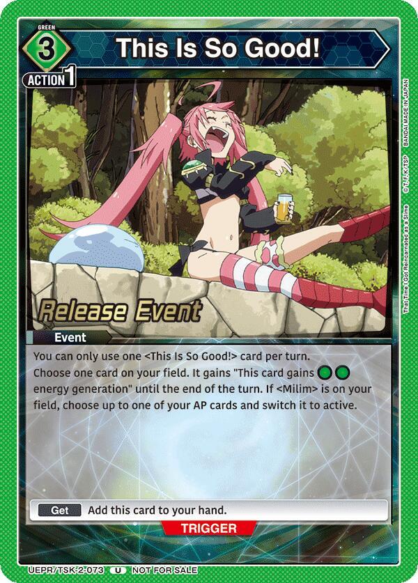 This Is So Good! (UEPR/TSK-2-073) [UE20BT: That Time I Got Reincarnated as a Slime Release Event Cards]