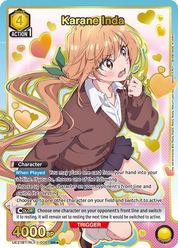 Karane Inda (008) (SR*) (UE21BT/RLY-1-008) [UE21BT: The 100 Girlfriends Who Really, Really, Really, Really, REALLY Love You]