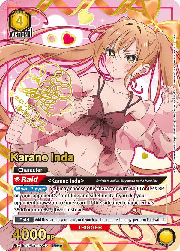 Karane Inda (009) (SR**) (UE21BT/RLY-1-009) [UE21BT: The 100 Girlfriends Who Really, Really, Really, Really, REALLY Love You]