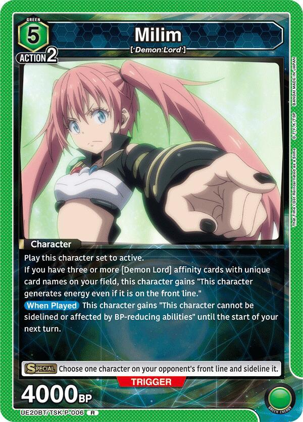 Milim (P-006) (UE20BT/TSK-P-006) [UE20BT: That Time I Got Reincarnated as a Slime]