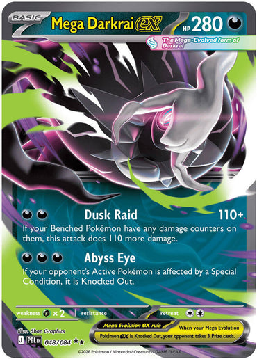 Mega Darkrai ex (048/084) [Mega Evolution: Pitch Black]