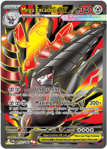 Mega Excadrill ex (103/084) [Mega Evolution: Pitch Black]