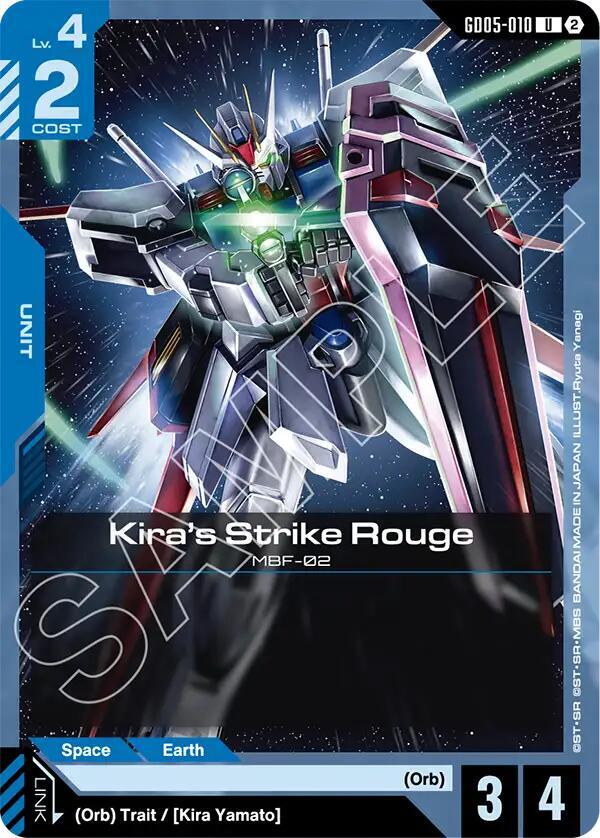 Kira's Strike Rouge (GD05-010) [Freedom Ascension]