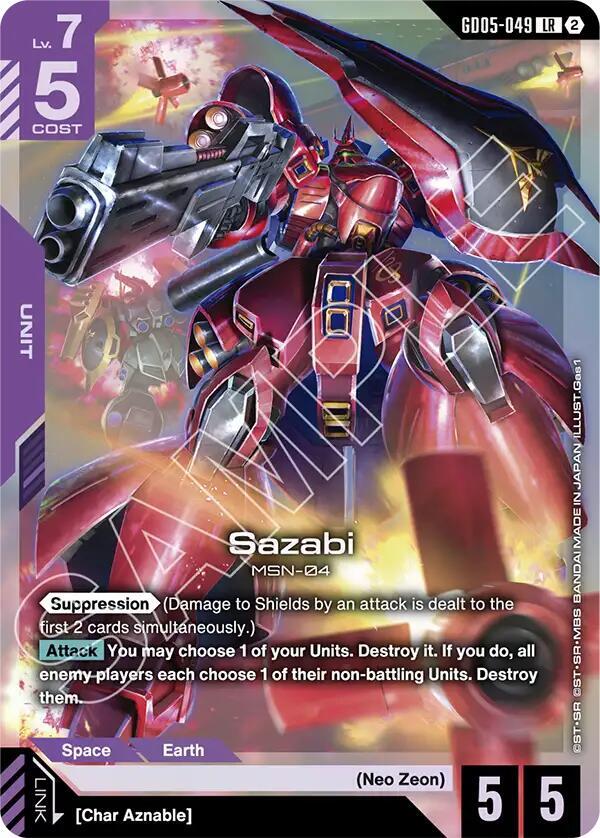 Sazabi (GD05-049) (GD05-049) [Freedom Ascension]