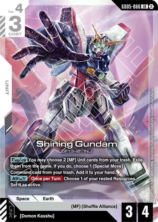 Shining Gundam (GD05-066) (GD05-066) [Freedom Ascension]