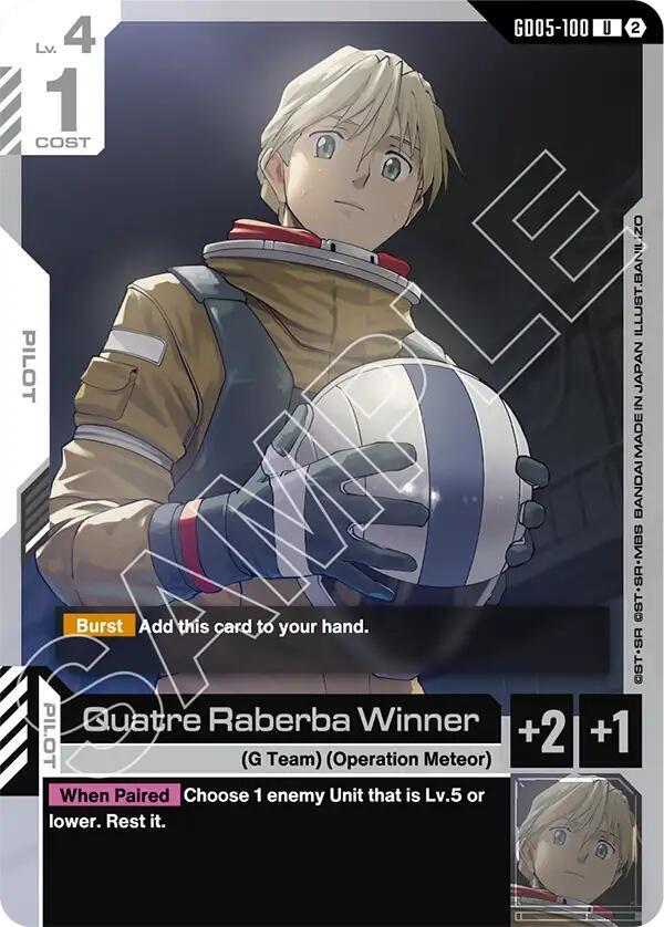 Quatre Raberba Winner (GD05-100) [Freedom Ascension]