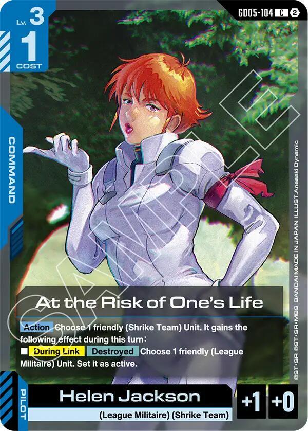 At the Risk of One's Life (GD05-104) [Freedom Ascension]