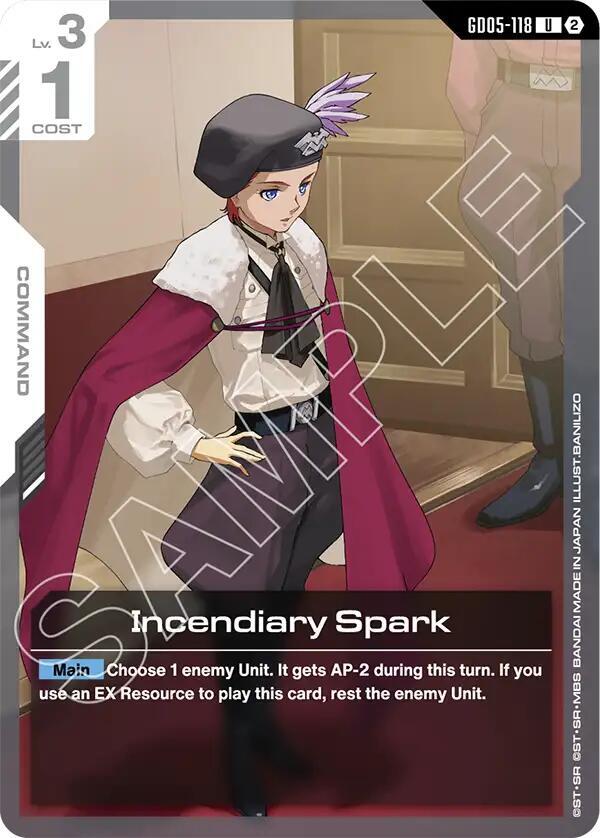 Incendiary Spark (GD05-118) [Freedom Ascension]