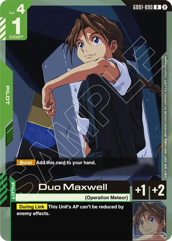 Duo Maxwell (GD01-090) [Deck Build Box Freedom Ascension]