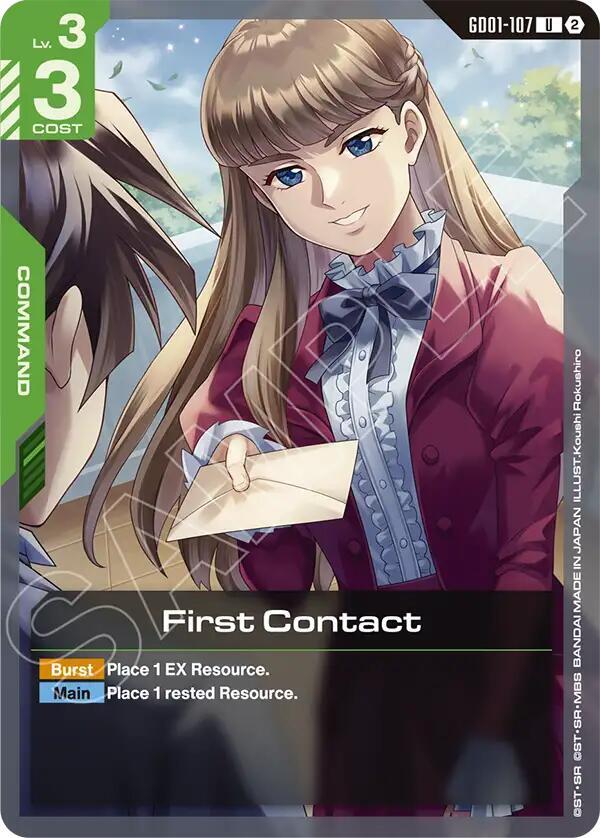 First Contact (GD01-107) [Deck Build Box Freedom Ascension]
