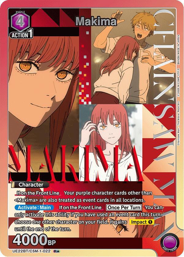Makima (022) (R*) (UE22BT/CSM-1-022) [UE22BT: CHAINSAW MAN]