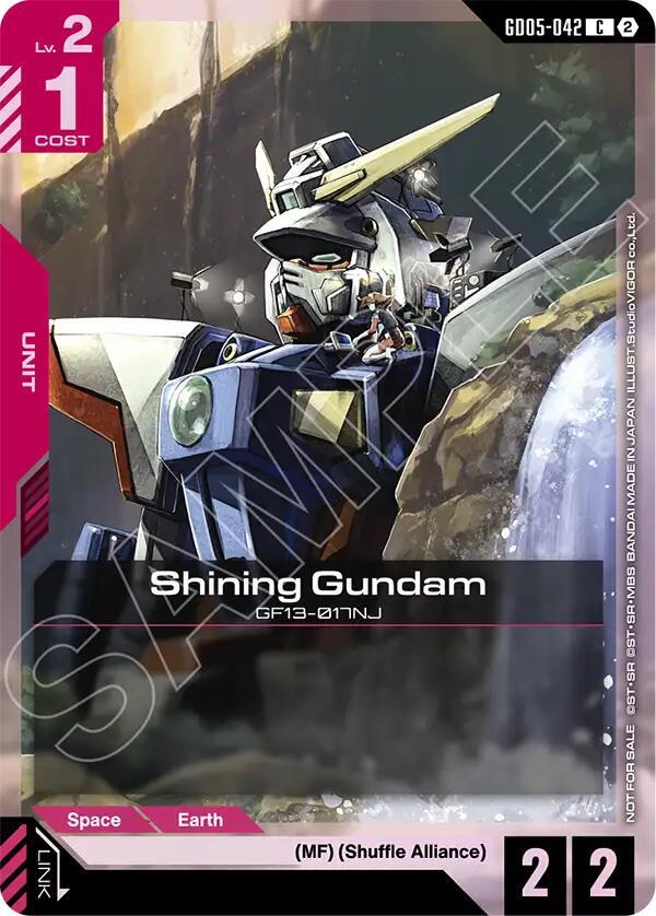 Shining Gundam (GD05 Release Event) (GD05-042) [Gundam Promotional Cards]