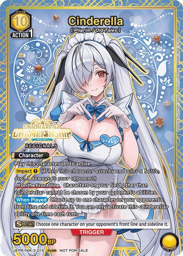 Cinderella (Regionals 26-27) (UEPR/NIK-2-015) [Union Arena Promotion Cards]