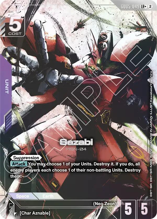 Sazabi (LR+) (GD05-049) [Freedom Ascension]