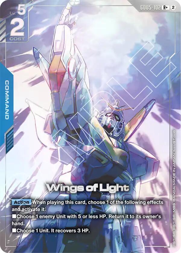 Wings of Light (R+) (GD05-102) [Freedom Ascension]