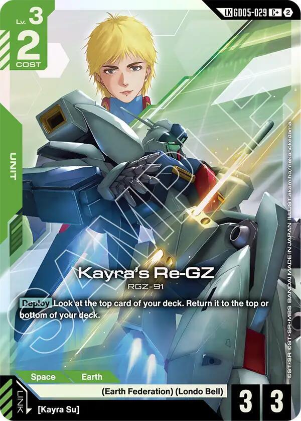 Kayra's Re-GZ (C+) (Link Rare) (GD05-029) [Freedom Ascension]