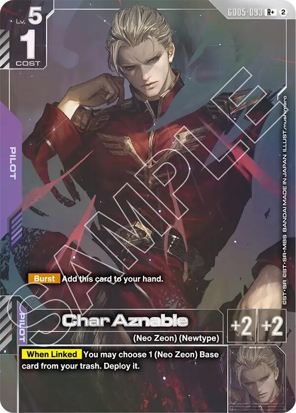 Char Aznable (R+) (GD05-093) [Freedom Ascension]