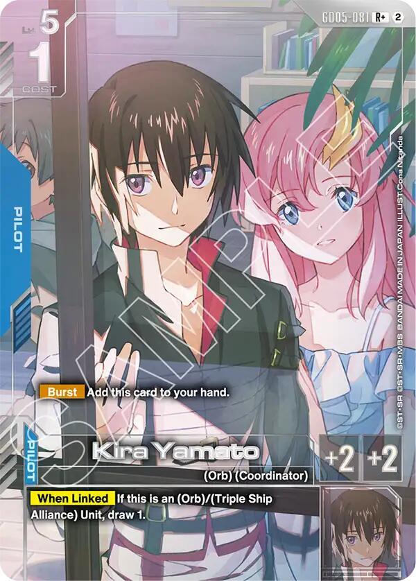 Kira Yamato (R+) (GD05-081) [Freedom Ascension]