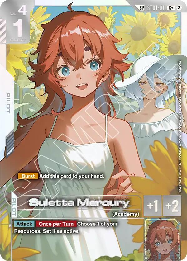 Suletta Mercury (C+) (SP) (ST01-011) [Freedom Ascension]