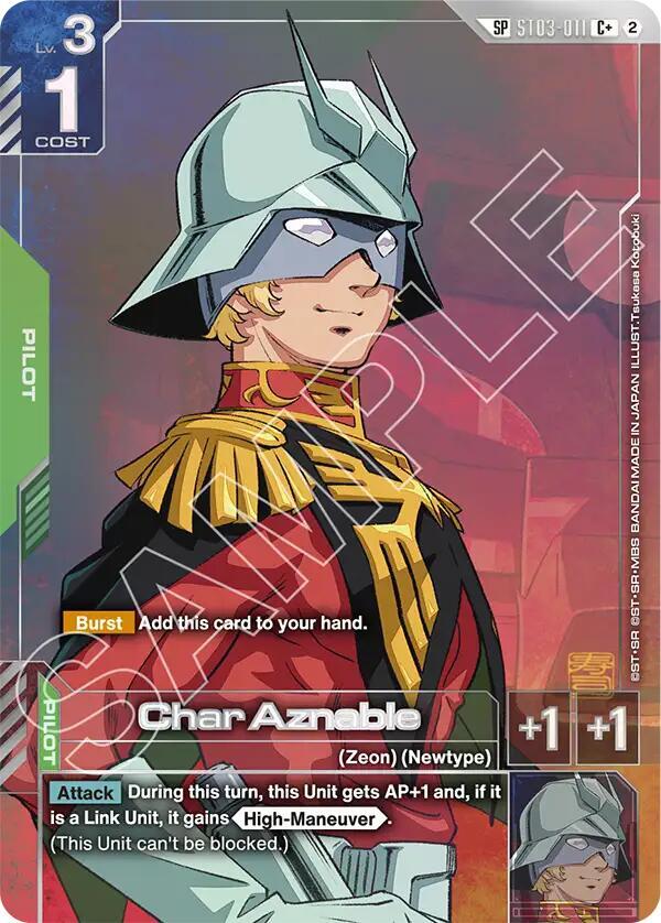 Char Aznable (C+) (SP) (ST03-011) [Freedom Ascension]