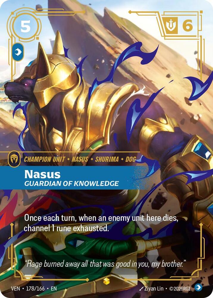 Nasus - Guardian of Knowledge (Overnumbered) (178/166) [Vendetta]