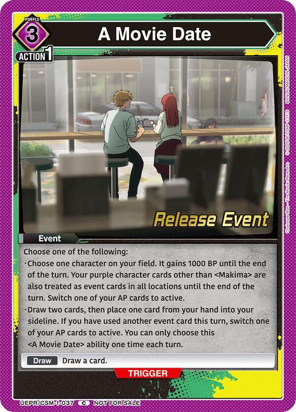A Movie Date (UE22BT/CSM-1-037) [UE22BT: CHAINSAW MAN Release Event]