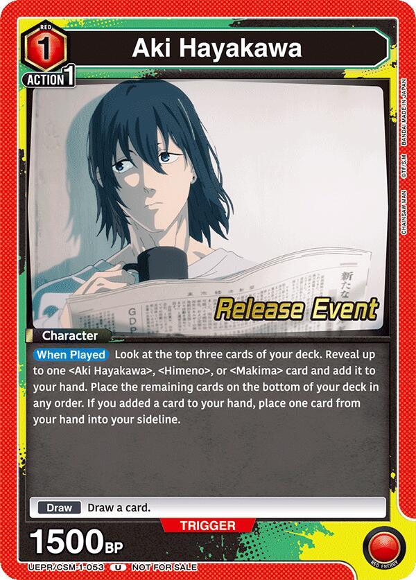 Aki Hayakawa (053) (UE22BT/CSM-1-053) [UE22BT: CHAINSAW MAN Release Event]