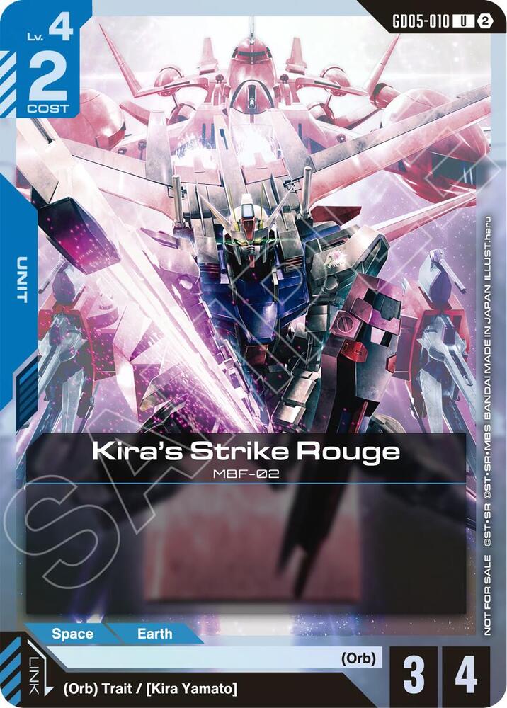 Kira's Strike Rouge (Event Pack 02) (GD05-010) [Gundam Promotional Cards]